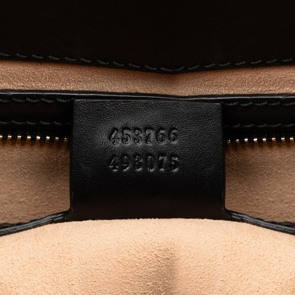 グッチ バンブー ハンドバッグ ショルダーバッグ 2WAY 453766 ブラック レザー レディース GUCCI 【中古】