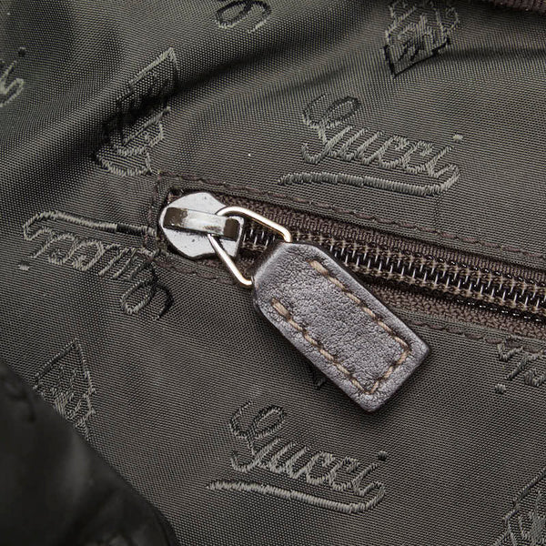 グッチ グッチシマ ビジネスバッグ 201480 ブラウン レザー メンズ GUCCI 【中古】