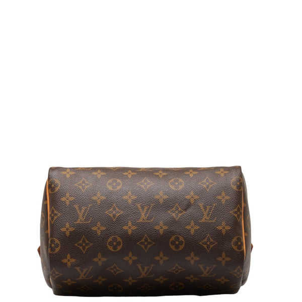 ルイ ヴィトン モノグラム スピーディ25 ハンドバッグ ミニボストンバッグ M41528 ブラウン PVC レザー レディース LOUIS VUITTON 【中古】
