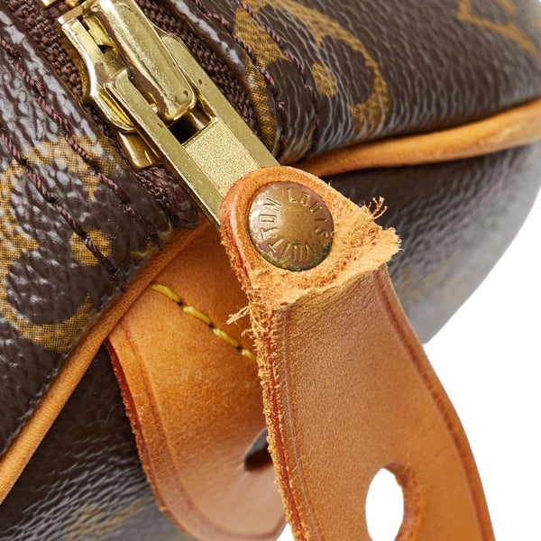 ルイ ヴィトン モノグラム スピーディ25 ハンドバッグ ミニボストンバッグ M41528 ブラウン PVC レザー レディース LOUIS VUITTON 【中古】