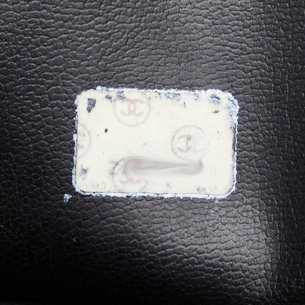 シャネル ココマーク チェーントートバッグ ブラック ゴールド ラムスキン レディース CHANEL 【中古】