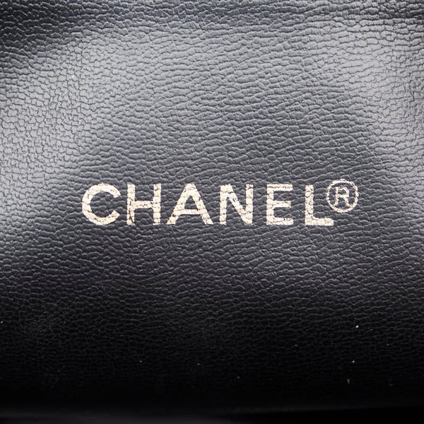 シャネル ココマーク チェーントートバッグ ブラック ゴールド ラムスキン レディース CHANEL 【中古】
