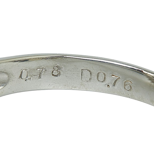 Pt900 プラチナ パープルサファイア0.76ct ダイヤ0.78ct リング 指輪 レディース 20号 【中古】