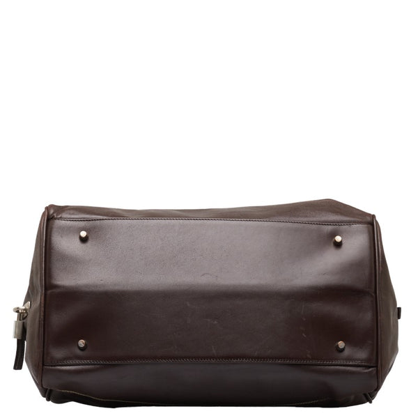 プラダ ハンドバッグ ショルダーバッグ 2WAY ブラウン レザー レディース PRADA 【中古】