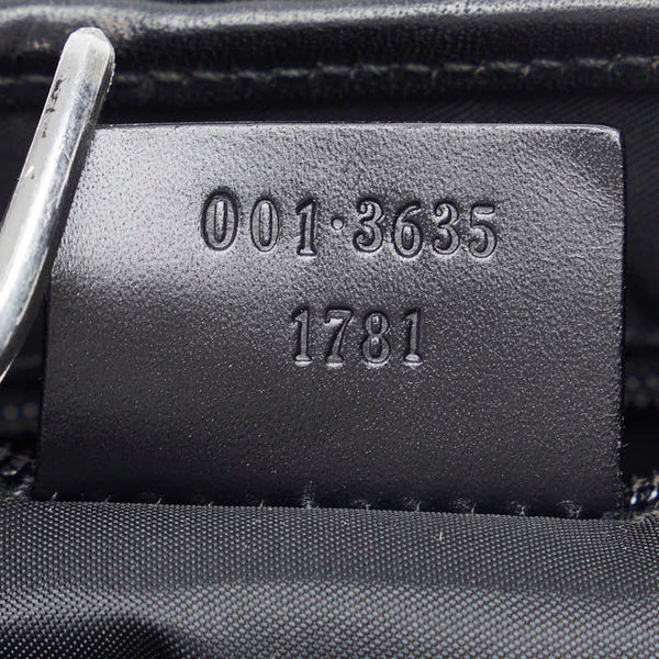 グッチ ジャッキー ワンショルダーバッグ 001 3635 1781 ブラウン ブラック ハラコ レザー レディース GUCCI 【中古】