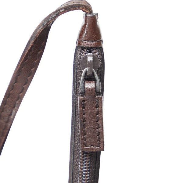 グッチ GGキャンバス ハンドバッグ トートバッグ 101919 ブラウン キャンバス レザー レディース GUCCI 【中古】