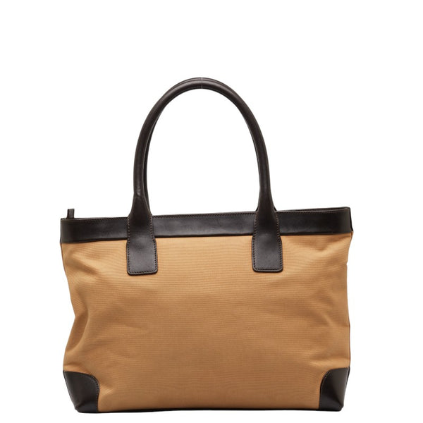 グッチ シェリーライン ハンドバッグ トートバッグ 0021119 ベージュ ブラウン キャンバス レザー レディース GUCCI 【中古】