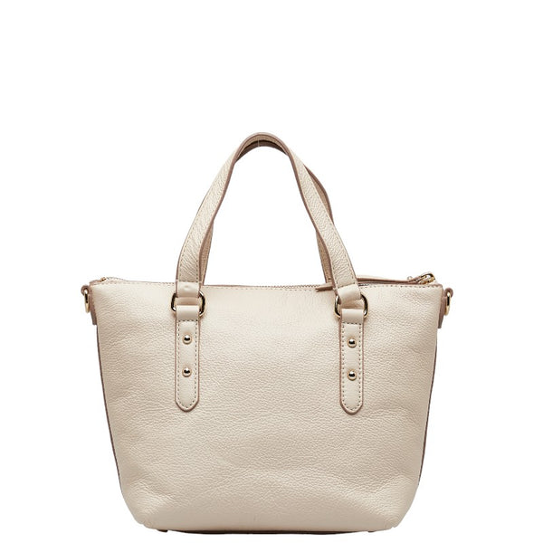 ケイトスペード ハンドバッグ ショルダーバッグ 2WAY ベージュ ゴールド レザー レディース Kate Spade 【中古】