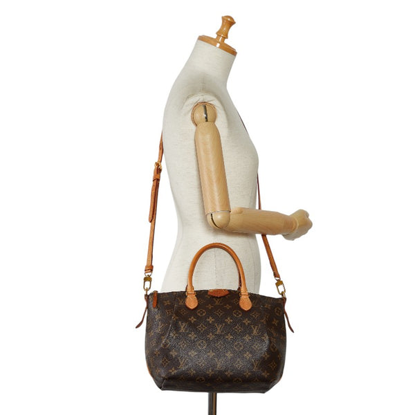 ルイ ヴィトン モノグラム テュレンPM ハンドバッグ ショルダーバッグ 2WAY M48813 ブラウン PVC レザー レディース LOUIS VUITTON 【中古】