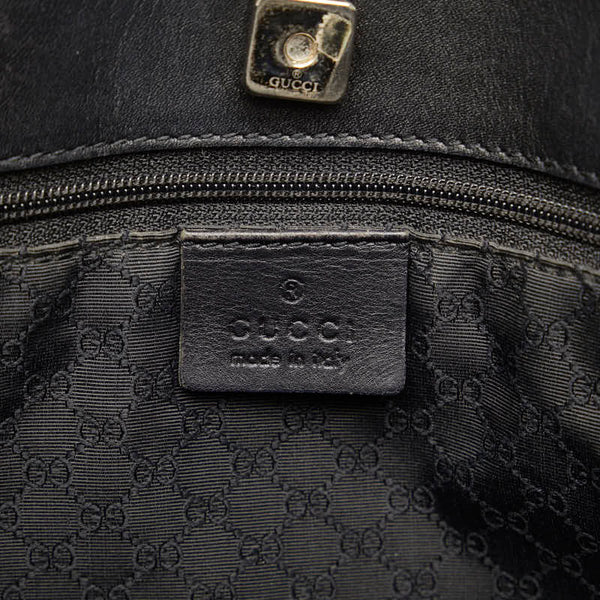 グッチ シェリー ショルダーバッグ トートバッグ 73983 ブラック マルチカラー レザー レディース GUCCI 【中古】