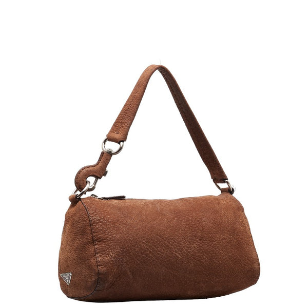 プラダ ハンドバッグ BR1977 ブラウン レザー レディース PRADA 【中古】