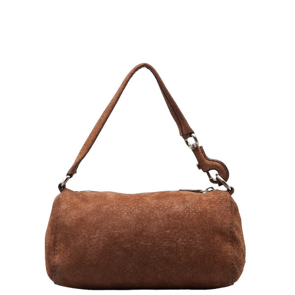 プラダ ハンドバッグ BR1977 ブラウン レザー レディース PRADA 【中古】