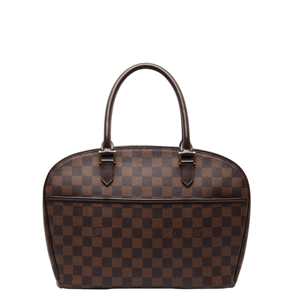 ルイ ヴィトン ダミエ サリア オリゾンタル ハンドバッグ N51282 ブラウン PVC レザー レディース LOUIS VUITTON 【中古】