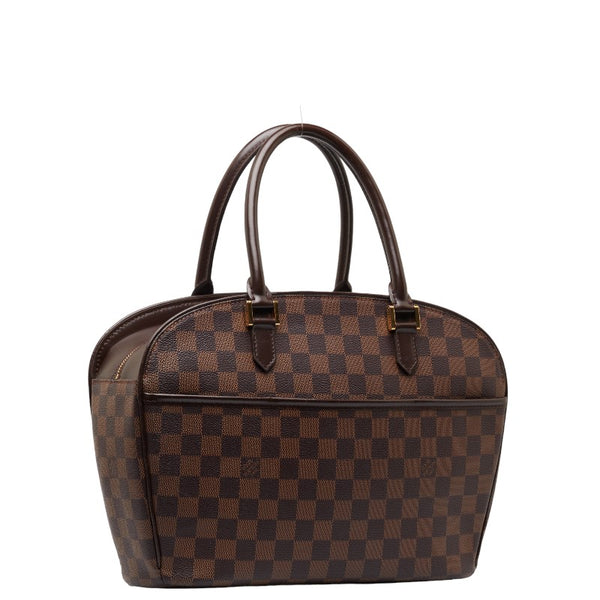 ルイ ヴィトン ダミエ サリア オリゾンタル ハンドバッグ N51282 ブラウン PVC レザー レディース LOUIS VUITTON 【中古】