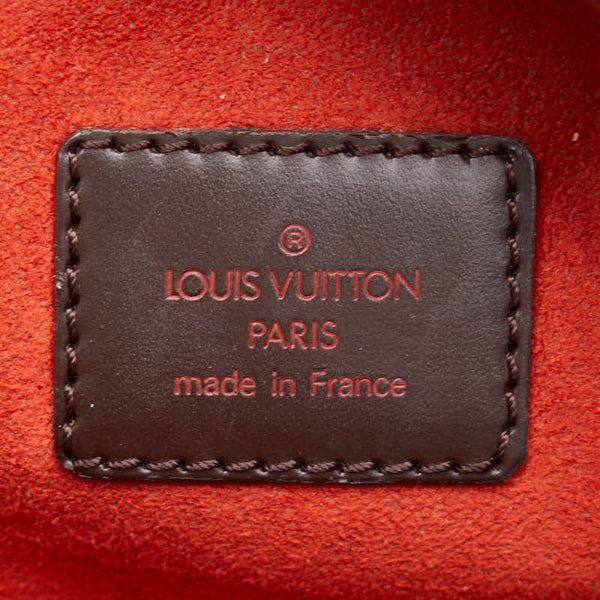 ルイ ヴィトン ダミエ サリア オリゾンタル ハンドバッグ N51282 ブラウン PVC レザー レディース LOUIS VUITTON 【中古】