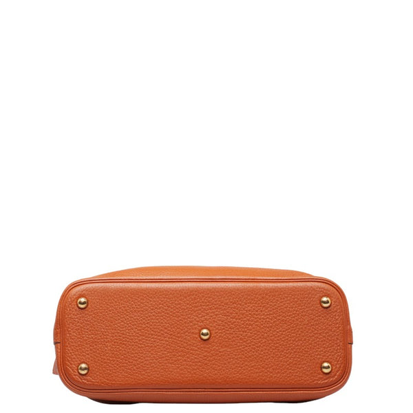 エルメス ポリード31 ハンドバッグ ショルダーバッグ 2WAY オレンジ トリヨンクレマンス レディース HERMES 【中古】