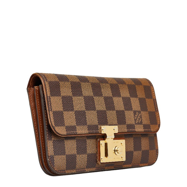 ルイ ヴィトン ダミエ ポルトフォイユ アスコット 長財布 N63171 エベヌ ブラウン PVC レディース LOUIS VUITTON 【中古】