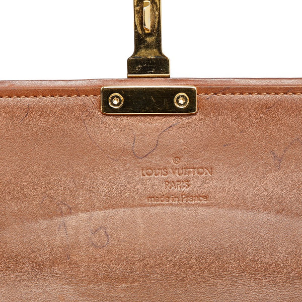 ルイ ヴィトン ダミエ ポルトフォイユ アスコット 長財布 N63171 エベヌ ブラウン PVC レディース LOUIS VUITTON 【中古】