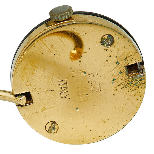 グッチ チェンジベゼル 腕時計 1100L クオーツ ホワイト文字盤 メッキ レディース GUCCI 【中古】