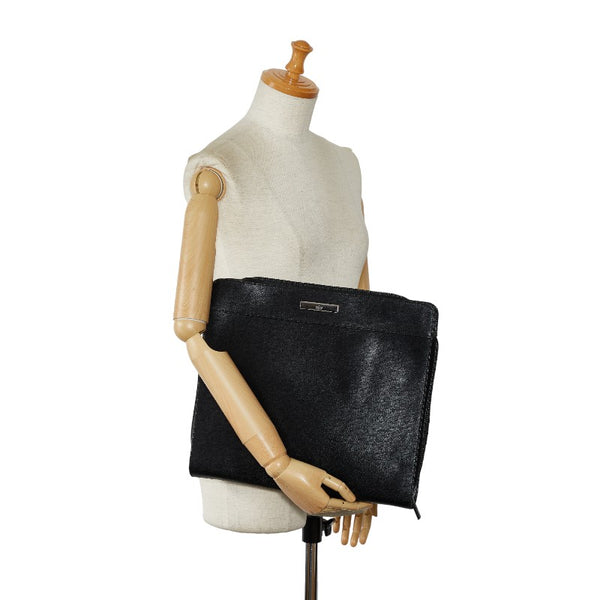グッチ ビジネスバッグ ブリーフケース ブラック レザー メンズ GUCCI 【中古】