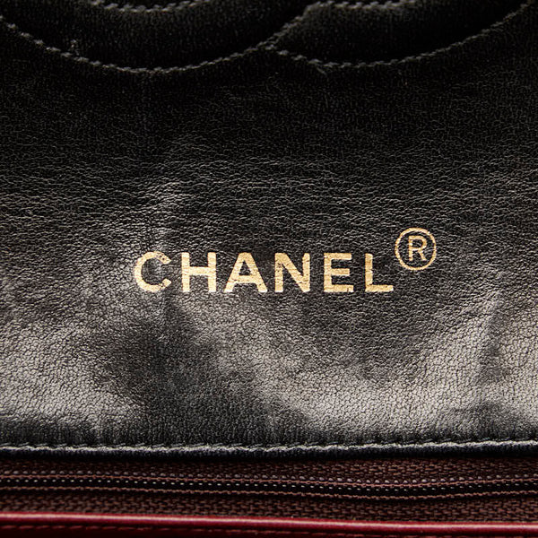 シャネル マトラッセ ココマーク チェーンショルダーバッグ ブラック ゴールド レザー レディース CHANEL 【中古】