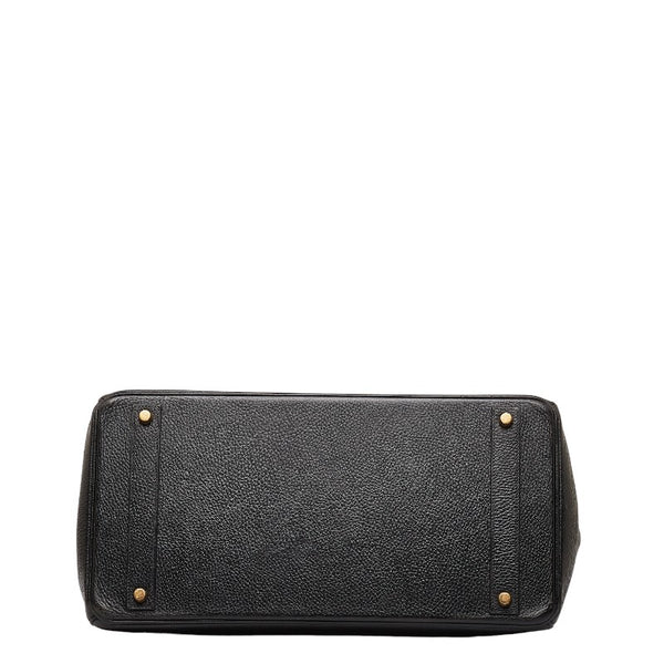 エルメス バーキン 40 ハンドバッグ ブラック アルデンヌ レディース HERMES 【中古】