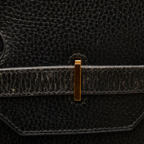 エルメス バーキン 40 ハンドバッグ ブラック アルデンヌ レディース HERMES 【中古】