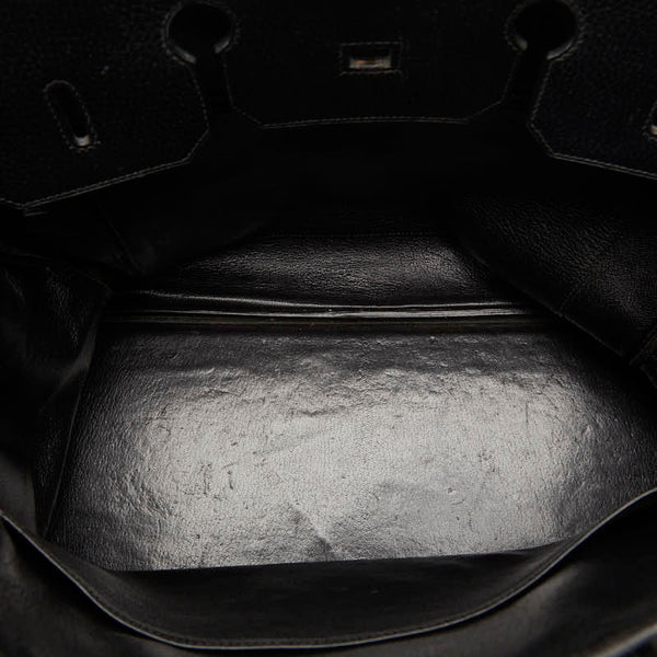 エルメス バーキン 40 ハンドバッグ ブラック アルデンヌ レディース HERMES 【中古】