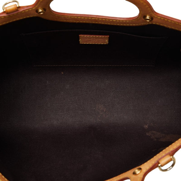 ルイ ヴィトン モノグラム ヴェルニ ロクスバリー ドライブ ハンドバッグ ショルダーバッグ2WAY M91995 アマラント パープル パテントレザー レディース LOUIS VUITTON 【中古】