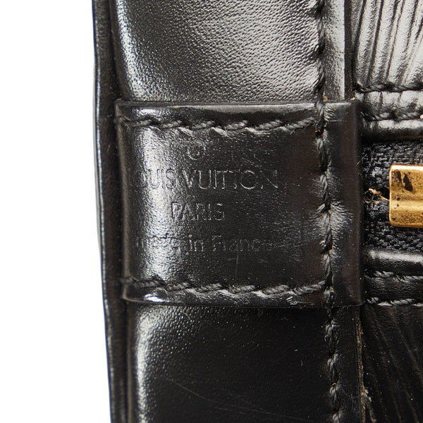 ルイ ヴィトン エピ アルマ ハンドバッグ M52142 ノワール ブラック レザー レディース LOUIS VUITTON 【中古】