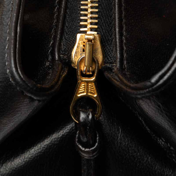 シャネル ココマーク ココボール チェーン トートバッグ ショルダーバッグ ブラック ラムスキン レディース CHANEL 【中古】