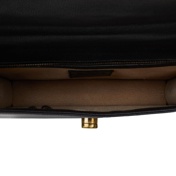 コーチ オールドコーチ ハンドバッグ ショルダーバッグ 2WAY 4420 ブラック レザー レディース COACH 【中古】