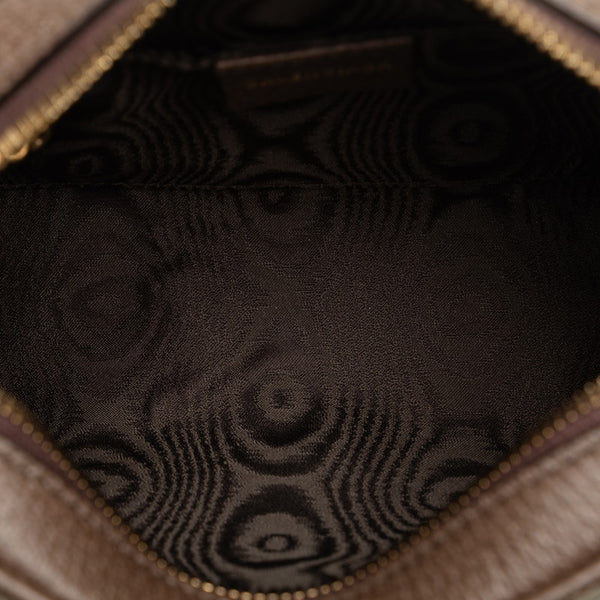 グッチ ×バレンシアガ ザ ハッカープロジェクト GGスプリーム BBロゴ ミニ ショルダーバッグ 680128 ベージュ ブラウン PVC レザー レディース GUCCI 【中古】