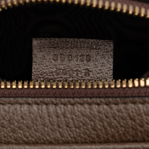 グッチ ×バレンシアガ ザ ハッカープロジェクト GGスプリーム BBロゴ ミニ ショルダーバッグ 680128 ベージュ ブラウン PVC レザー レディース GUCCI 【中古】