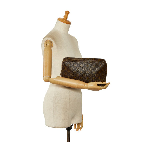 ルイ ヴィトン モノグラム トゥルーストワレット27 セカンドバッグ クラッチバッグ M47522 ブラウン PVC レディース LOUIS VUITTON 【中古】