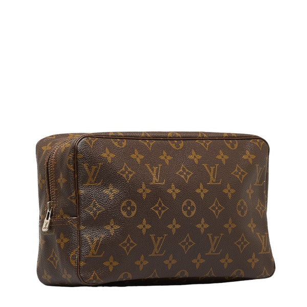 ルイ ヴィトン モノグラム トゥルーストワレット27 セカンドバッグ クラッチバッグ M47522 ブラウン PVC レディース LOUIS VUITTON 【中古】