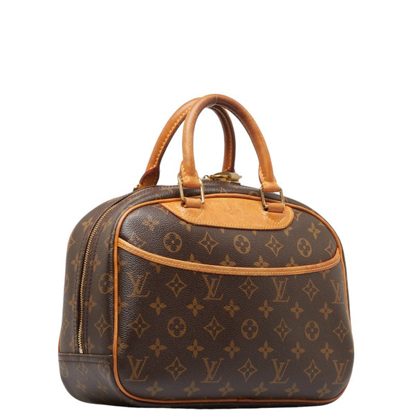 ルイ ヴィトン モノグラム トゥルーヴィル ハンドバッグ M42228 ブラウン PVC レザー レディース LOUIS VUITTON 【中古】