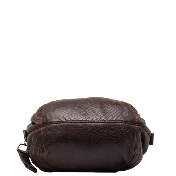 フェンディ ズッカ スパイバッグ ハンドバッグ 8BL078 ブラウン ベージュ レザー レディース FENDI 【中古】