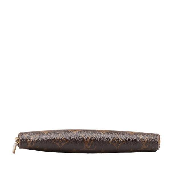 ルイ ヴィトン モノグラム ジッピーウォレット　 ラウンドファスナー 長財布 M60017 ブラウン PVC レディース LOUIS VUITTON 【中古】