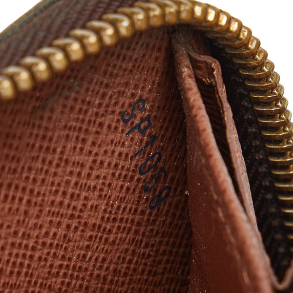ルイ ヴィトン モノグラム ジッピーウォレット　 ラウンドファスナー 長財布 M60017 ブラウン PVC レディース LOUIS VUITTON 【中古】