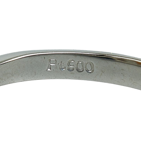 Pt900 プラチナ アコヤパール8mm ダイヤ リング 指輪 レディース 10.5号 【中古】