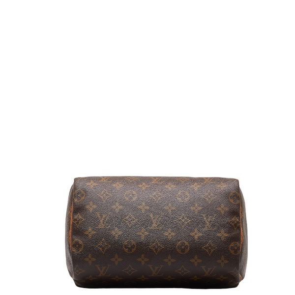 ルイ ヴィトン モノグラム スピーディ25 ミニボストンバッグ ハンドバッグ M41528 ブラウン PVC レザー レディース LOUIS VUITTON 【中古】