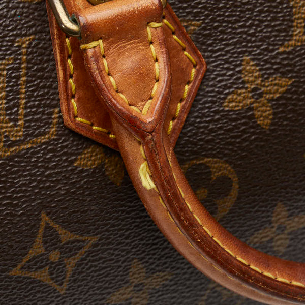 ルイ ヴィトン モノグラム スピーディ25 ミニボストンバッグ ハンドバッグ M41528 ブラウン PVC レザー レディース LOUIS VUITTON 【中古】