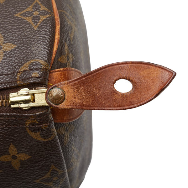 ルイ ヴィトン モノグラム スピーディ25 ミニボストンバッグ ハンドバッグ M41528 ブラウン PVC レザー レディース LOUIS VUITTON 【中古】
