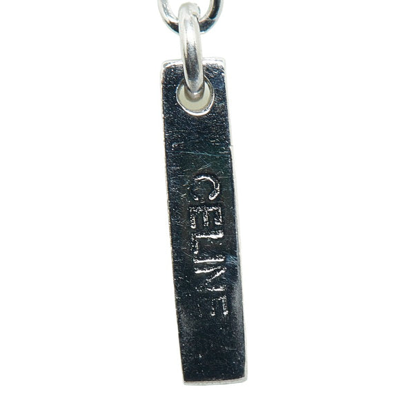 セリーヌ K18WG ホワイトゴールド ダイヤ リング ベネチアンチェーン ネックレス レディース CELINE 【中古】