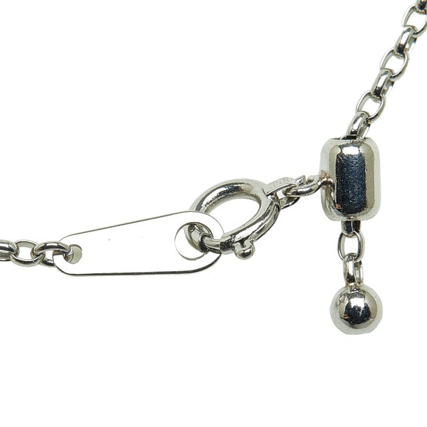 Pt900 プラチナ Pt850 プラチナ ダイヤ0.46ct ダイヤ0.70ct クロス ペンダントネックレス レディース 【中古】