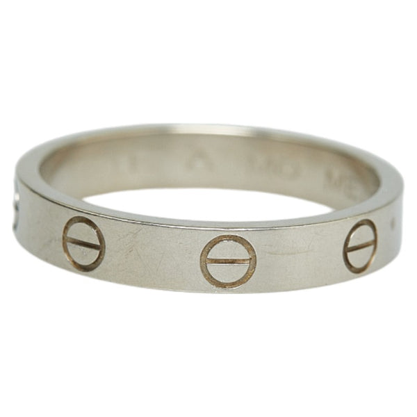 カルティエ ミニラブリング #56 リング 指輪 K18WG ホワイトゴールド レディース CARTIER 【中古】