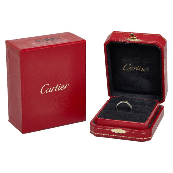 カルティエ ミニラブリング #56 リング 指輪 K18WG ホワイトゴールド レディース CARTIER 【中古】