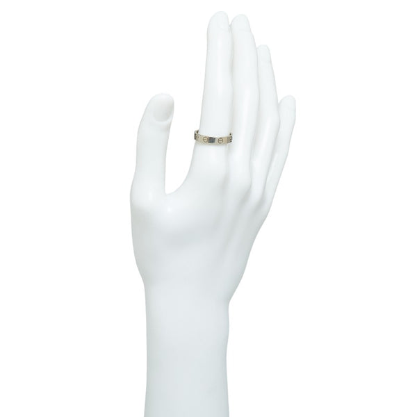 カルティエ ミニラブリング #56 リング 指輪 K18WG ホワイトゴールド レディース CARTIER 【中古】