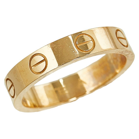 カルティエ ミニラブリング #49 リング 指輪 750 レディース CARTIER 【中古】